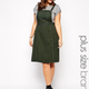 Denim Pinafore Dress, $32 (was $46) Don't talk to me about the sideboob "problem" here. It's not a problem. It's a solution.